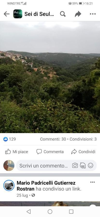 Stellaria Casa Vacanze In Montagna Panorama Stupendo Sardegna Seùlo Exteriör bild